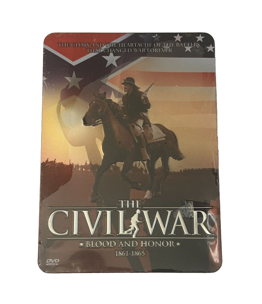 Civil War Blood & Honor DVD Set 3 Disc DVD Set Tin Box NEW SEALED